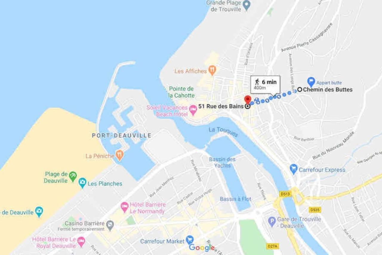 Appartement Avec Terrasse Vue Mer Trouville Sur Mer Zewnętrze zdjęcie